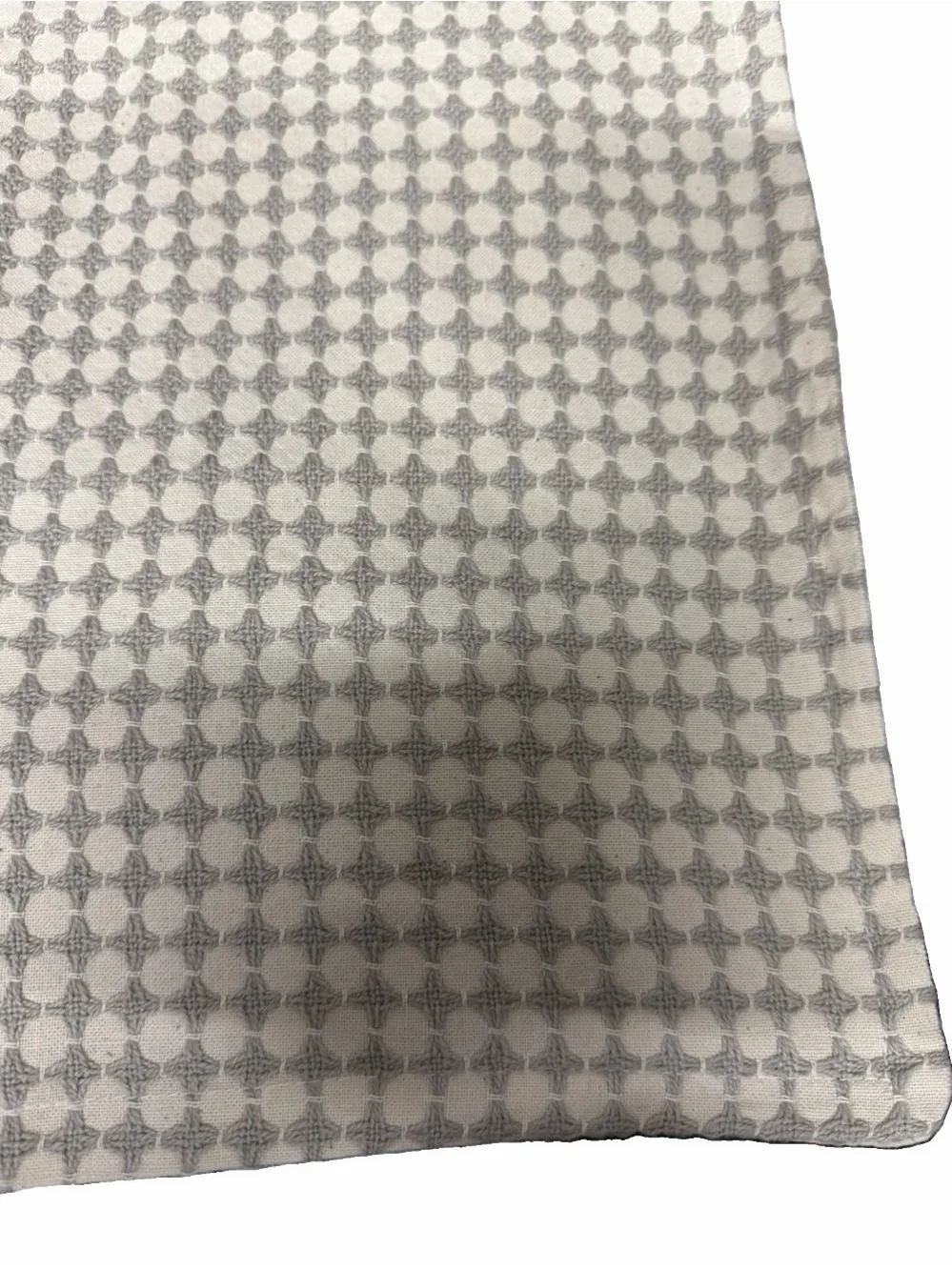 Brielle home euro size pillowcases waffle knit beige cream 24”x19.5”